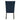 Beverly Hills Bonded Leather Dining Side Chair Drift Wood Legs - What A Room