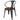 Metropolis Metal Dining Side Arm Chair Wood Seat